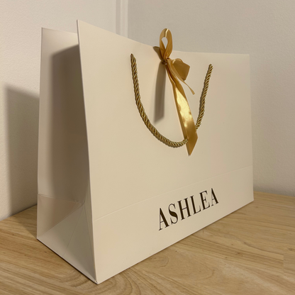 Large Gold Personalised Gift Bag