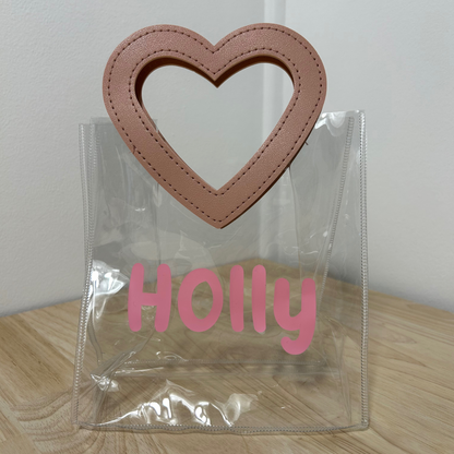 Small Love Heart Handled Gift Bag