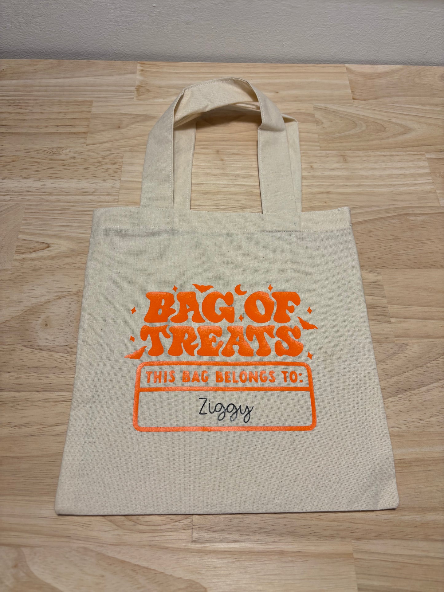 Small Halloween Personalised Trick or Treat Bag