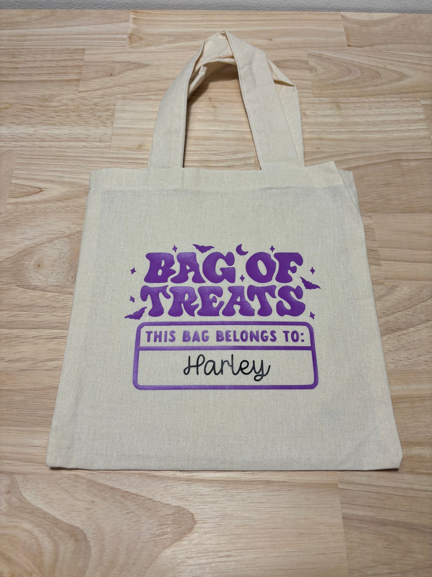 Small Halloween Personalised Trick or Treat Bag