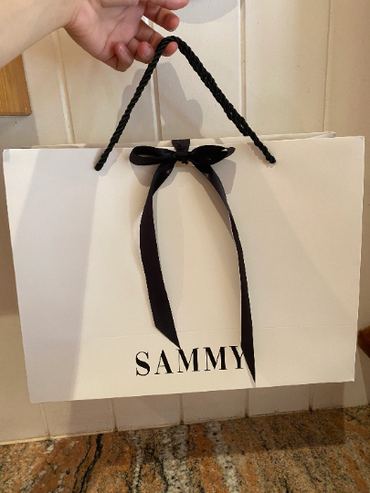 Large White Personalised Gift Bag